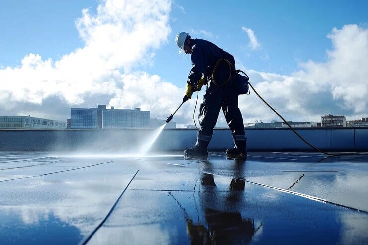 Industrial Roof Cleaning